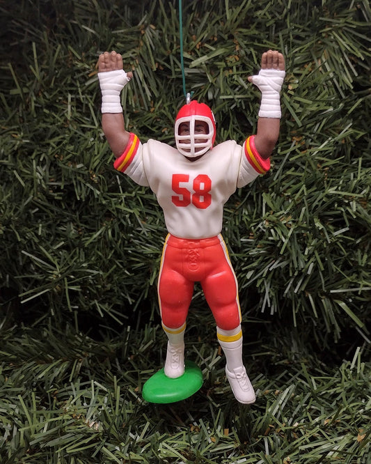 Derrick Thomas KANSAS CITY CHIEFS Christmas tree ornament xmas nfl football figure unique gift