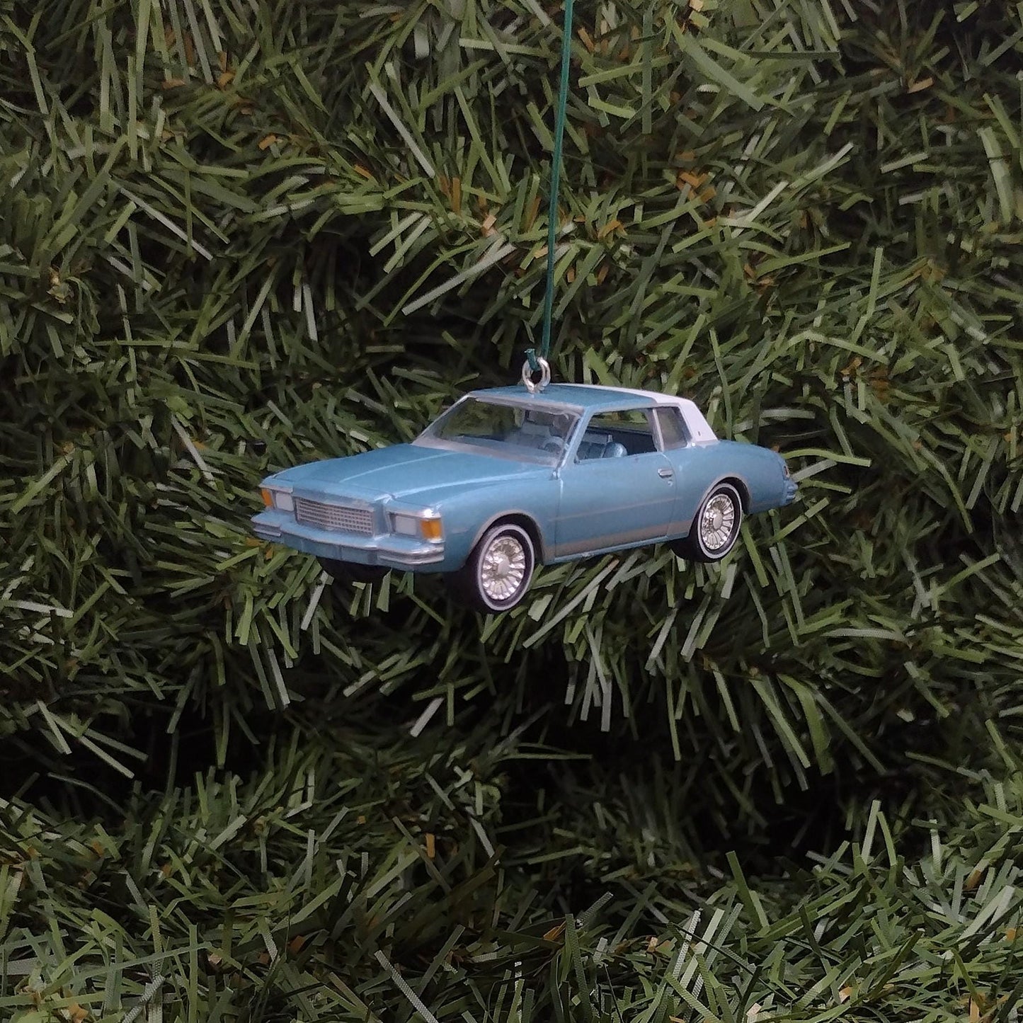 Chevy 1978 MONTE CARLO Ornament Christmas Tree Decoration Chevrolet Unique Xmas Gift Idea Light Blue Nice Detail