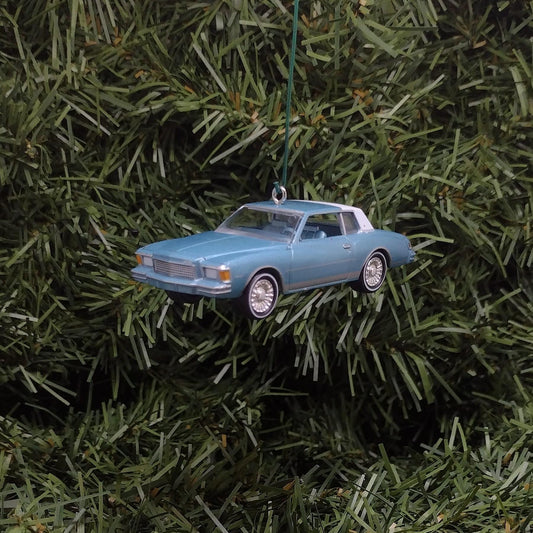 Chevy 1978 MONTE CARLO Ornament Christmas Tree Decoration Chevrolet Unique Xmas Gift Idea Light Blue Nice Detail
