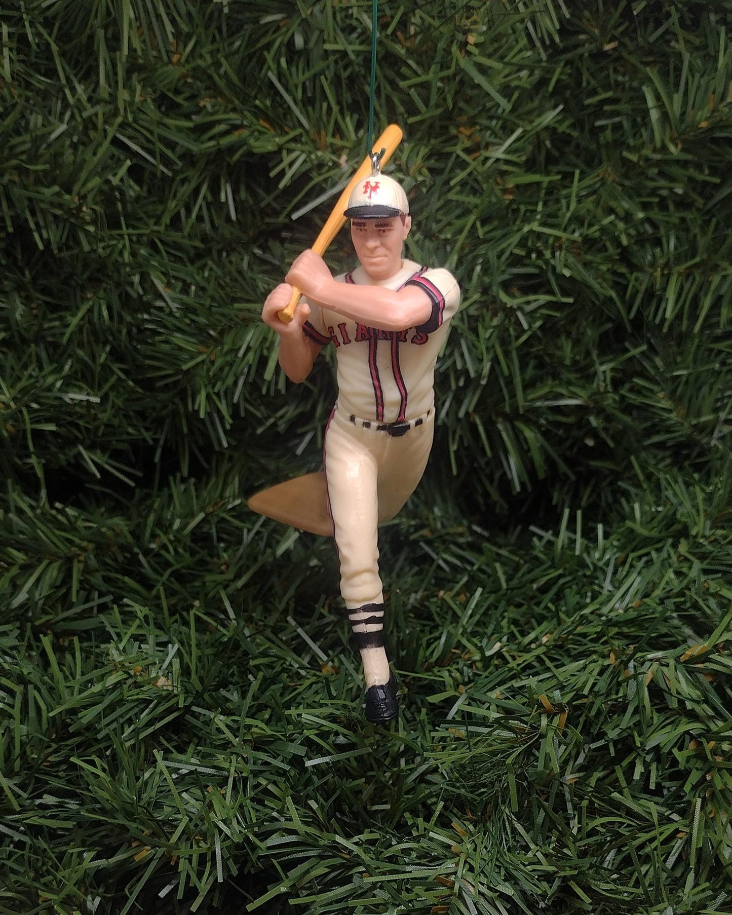 NEW YORK GIANTS Christy Mathewson/Mel Ott Christmas tree ornament mlb baseball xmas figure unique gift idea San Francisco