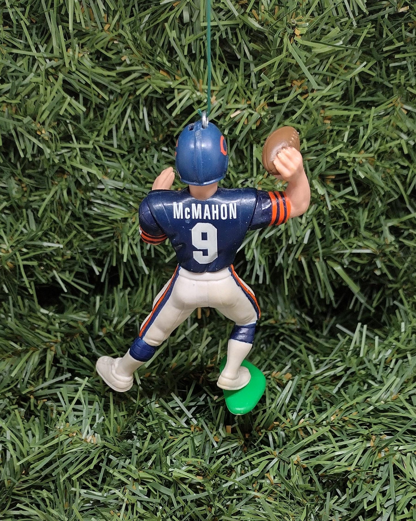 CHICAGO BEARS Ornament Jim McMahon Christmas Tree Decoration NFL Football Unique Gift Idea