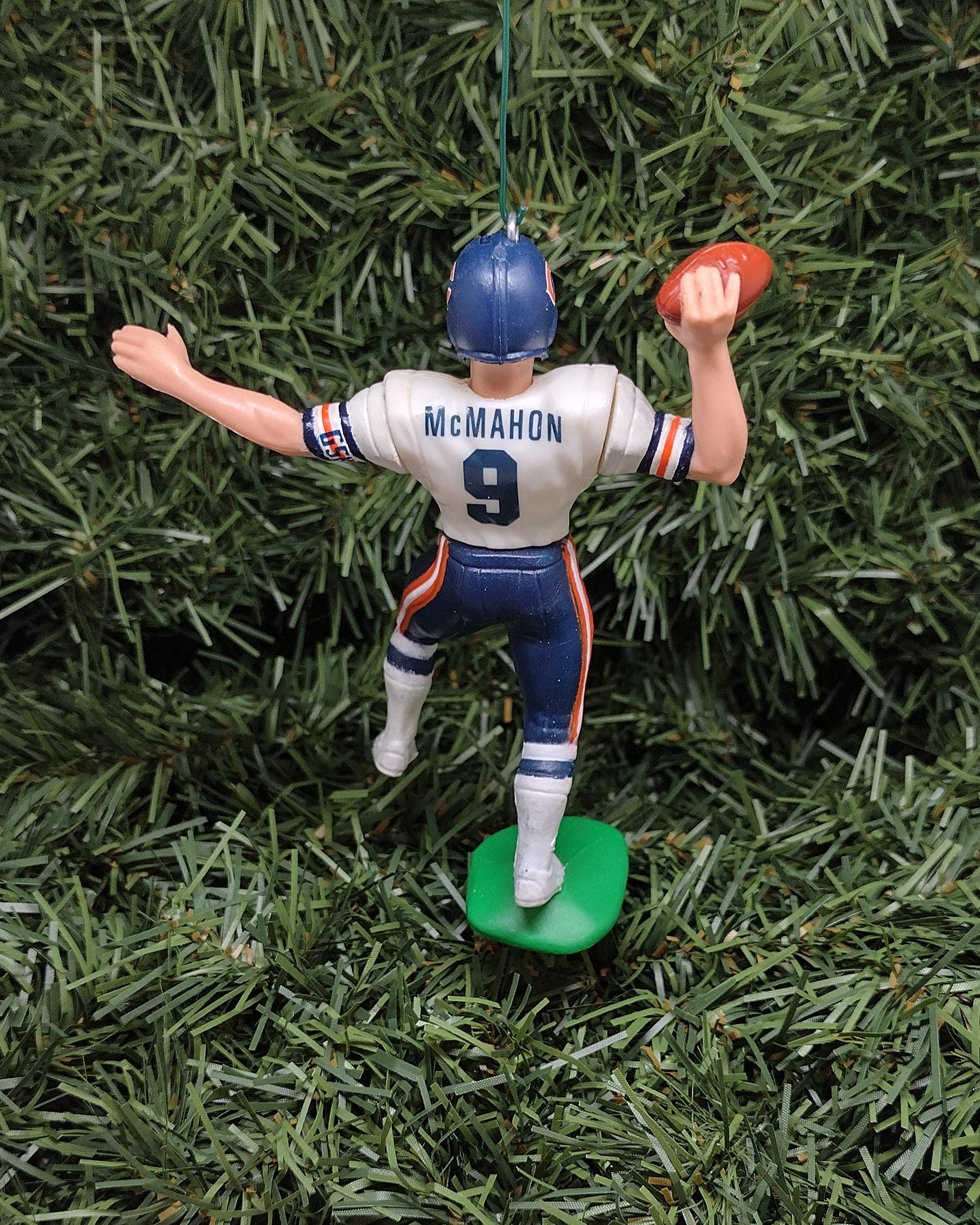 CHICAGO BEARS Ornament Jim McMahon Christmas Tree Decoration NFL Football Unique Gift Idea