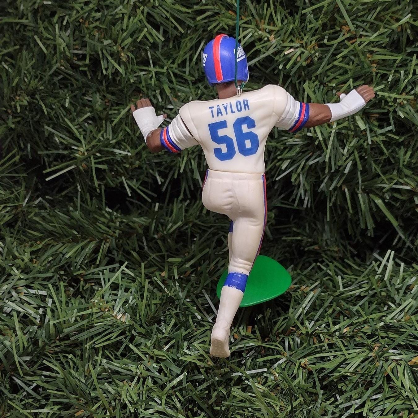 Lawrence Taylor NEW YORK GIANTS Ornament Christmas Gift Idea Nfl Football Figure Unique Xmas Tree Decoration