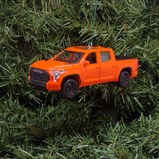 TOYOTA TUNDRA Ornament Christmas Tree Decoration Unique Gift Idea 2022 TRD Pro Truck Orange 2023 2024