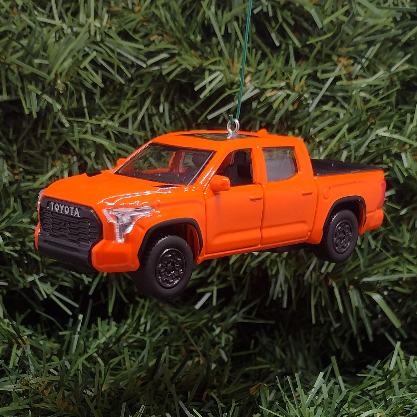 TOYOTA TUNDRA Ornament Christmas Tree Decoration Unique Gift Idea 2022 TRD Pro Truck Orange 2023 2024