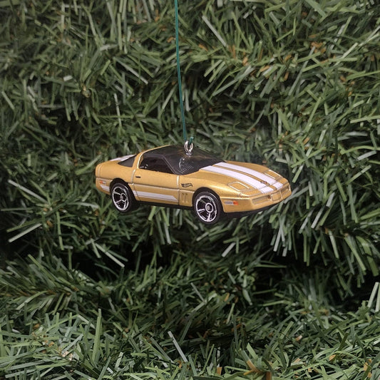Chevy Corvette 1984 Ornament Christmas tree decoration Chevrolet C4 unique Xmas gift idea