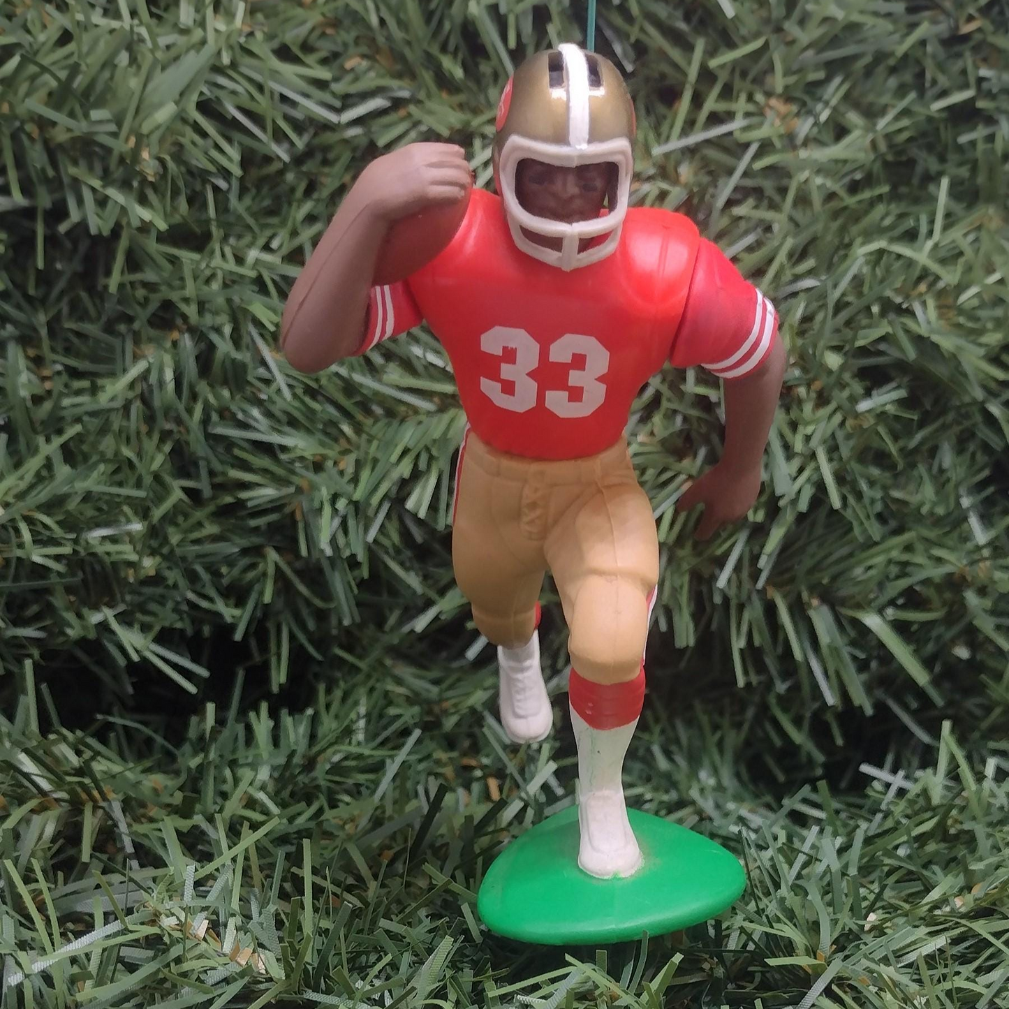 SAN FRANCISCO 49ERS Ornament Roger Craig Christmas Tree Decoration Nfl Football Xmas Gift Idea