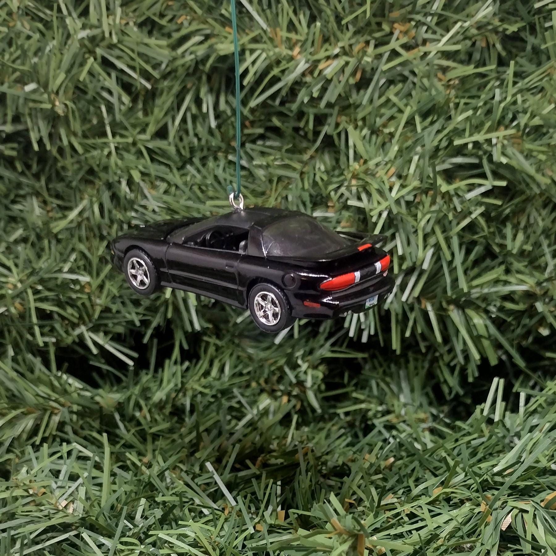 Pontiac Firebird Ornament 1997 Christmas Tree Decoration Trans Am WS6 Unique Xmas Gift Black Nicely Detailed