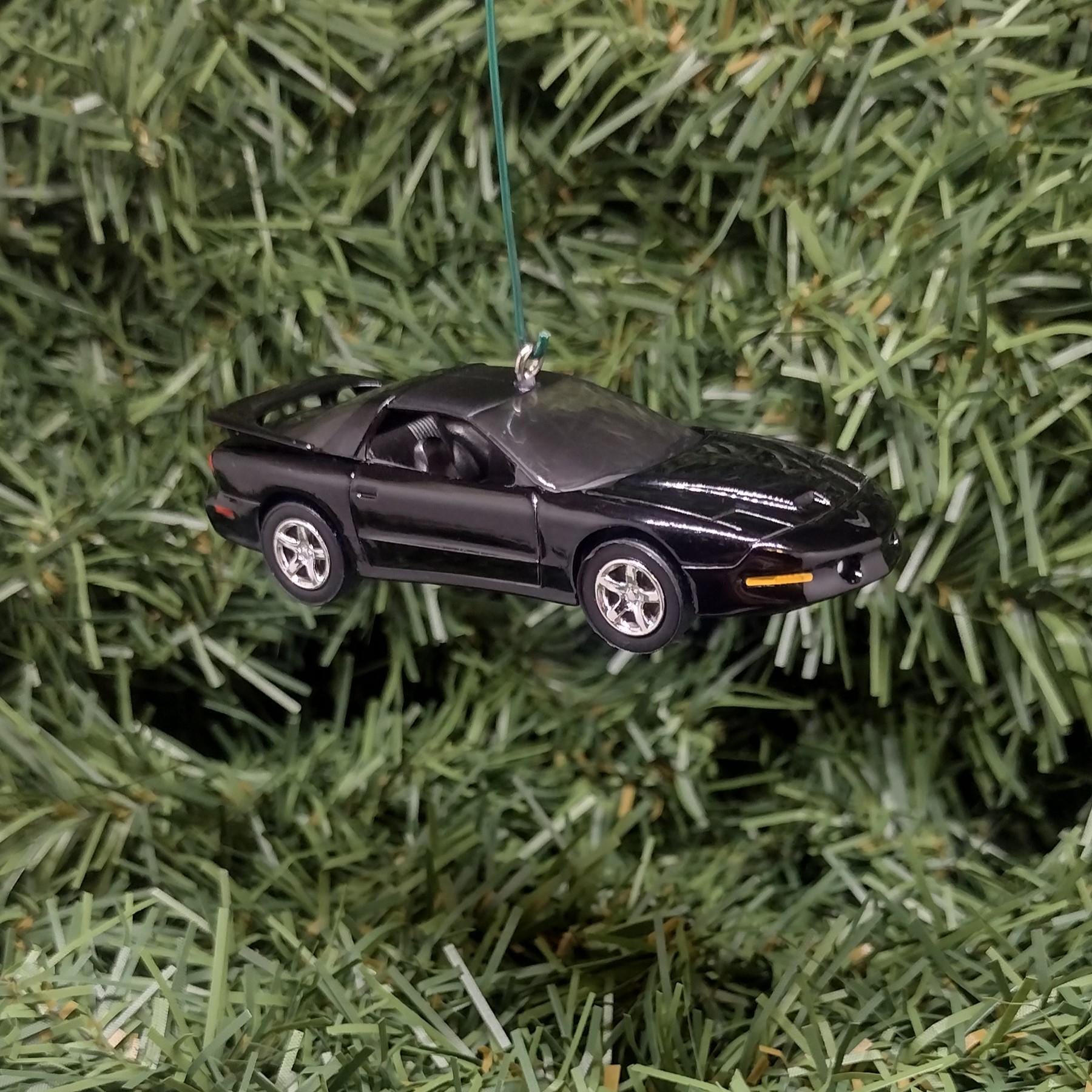 Pontiac Firebird Ornament 1997 Christmas Tree Decoration Trans Am WS6 Unique Xmas Gift Black Nicely Detailed