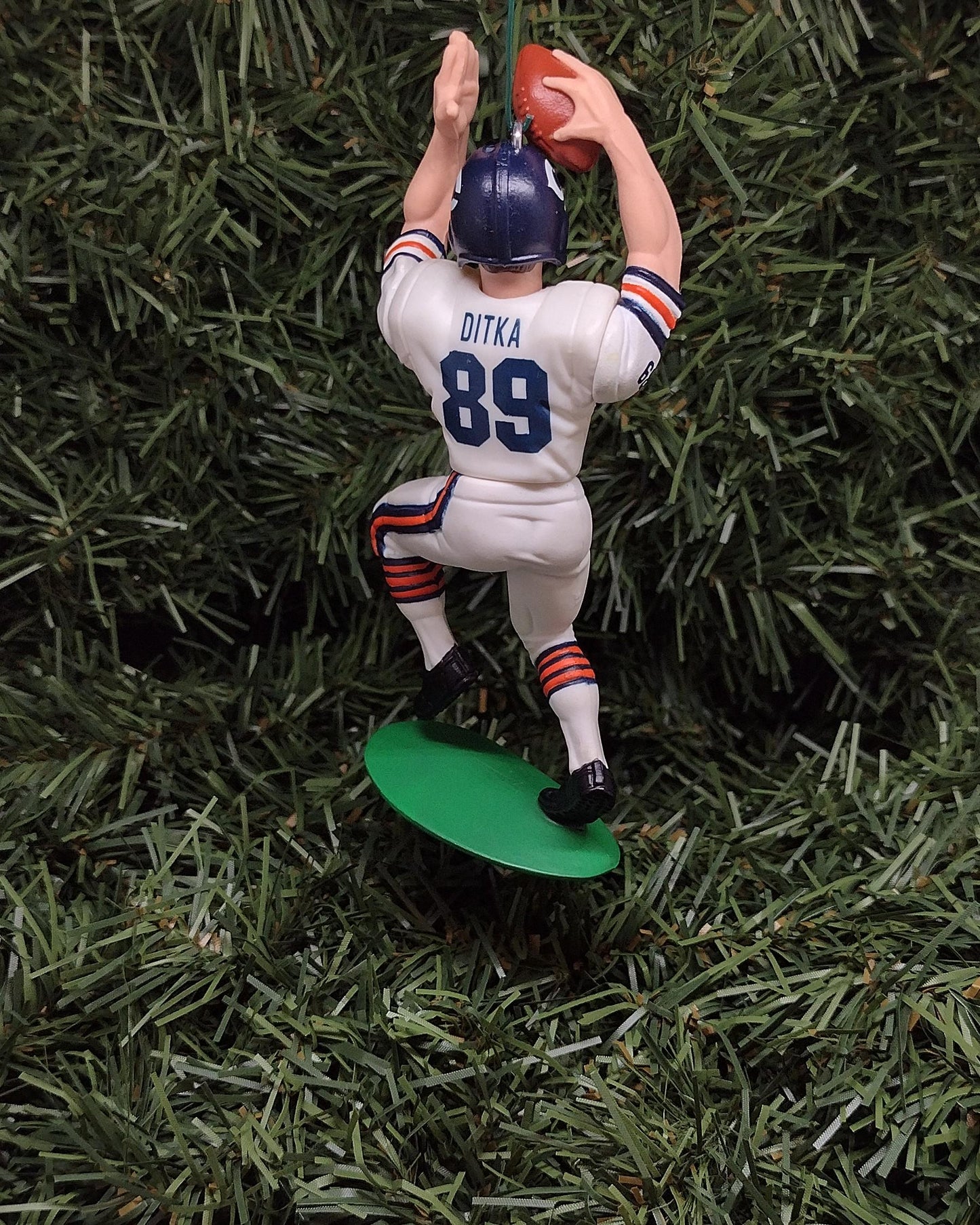 Mike Ditka CHICAGO BEARS Christmas tree ornament xmas nfl football figure unique gift idea