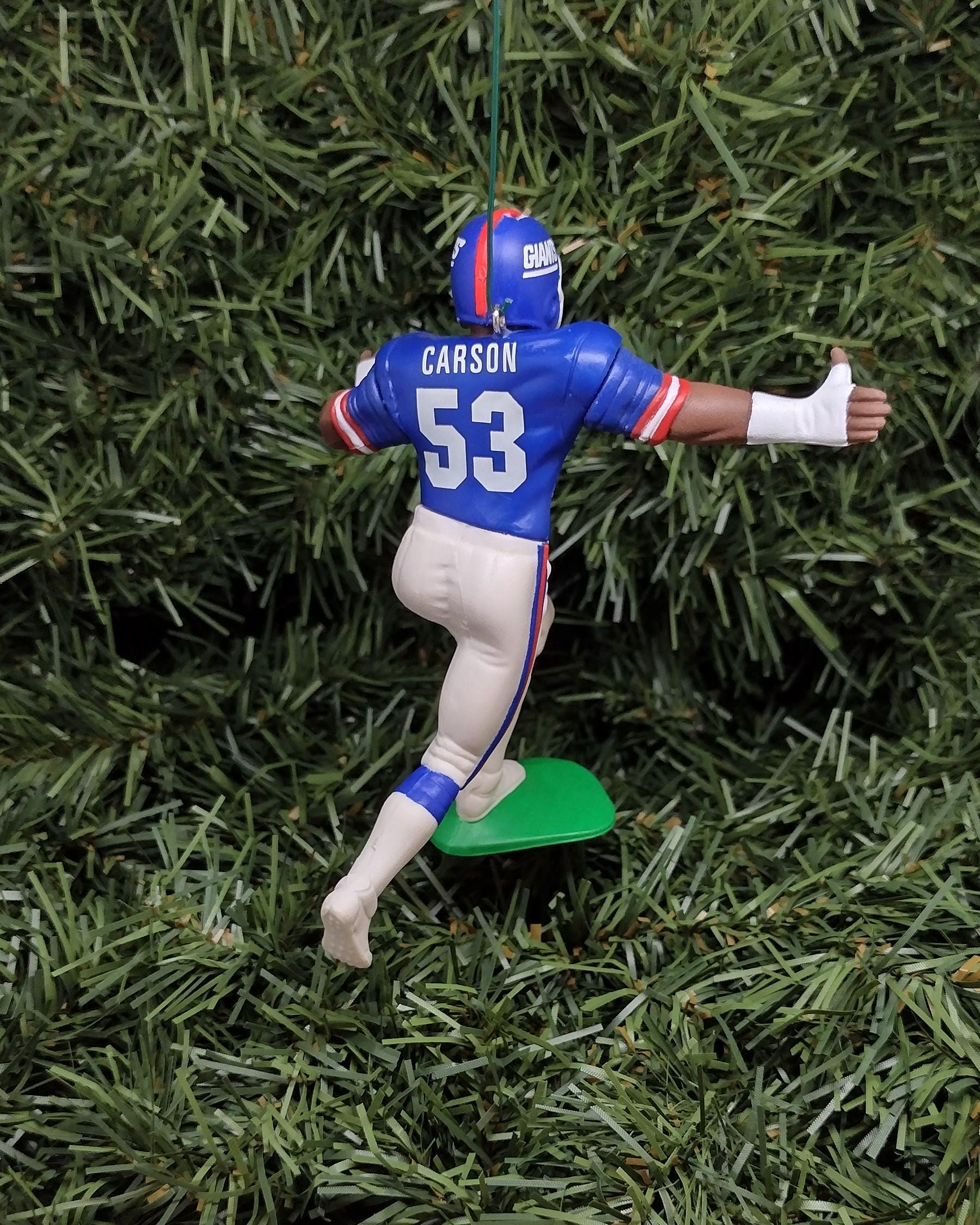 Harry Carson NEW YORK GIANTS Christmas Ornament xmas nfl football figure
