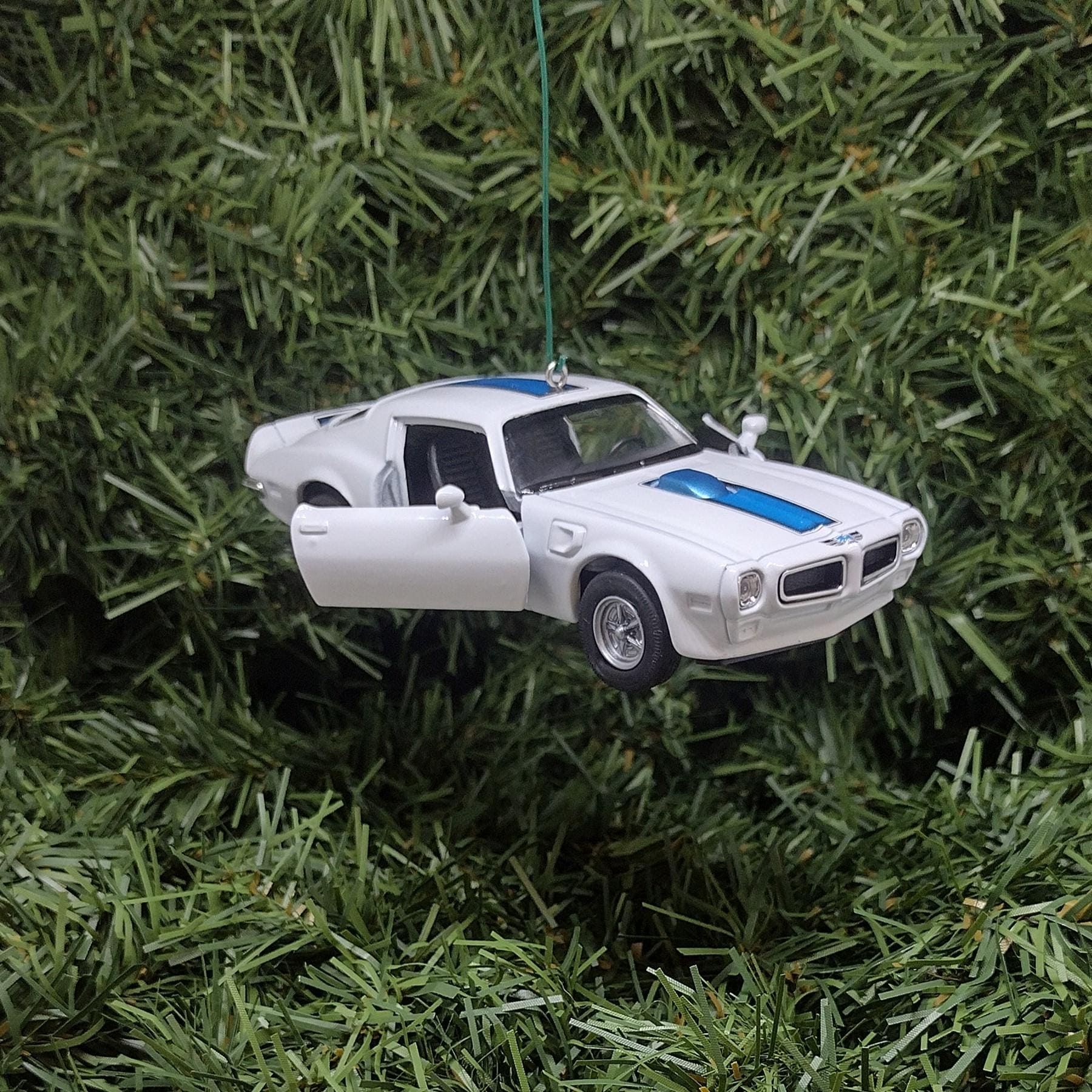 PONTIAC Firebird Trans Am 1972 Ornament Christmas Tree Decoration Fun Car Gift Unique Xmas Present White