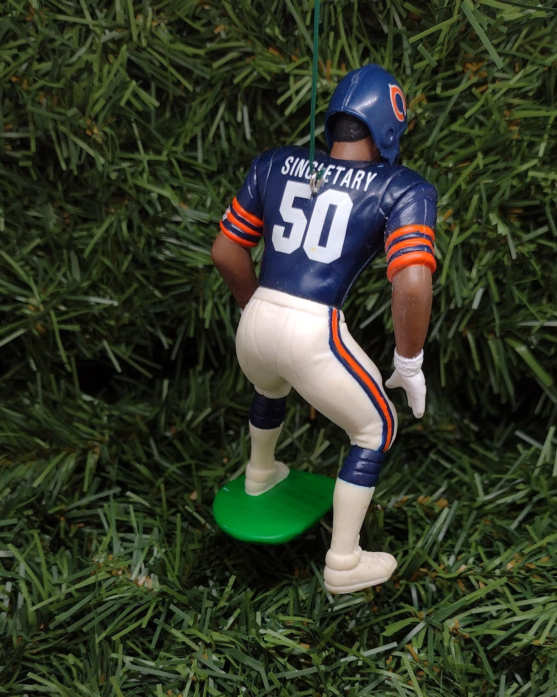 Mike Singletary CHICAGO BEARS Christmas tree ornament xmas nfl football figure unique gift idea