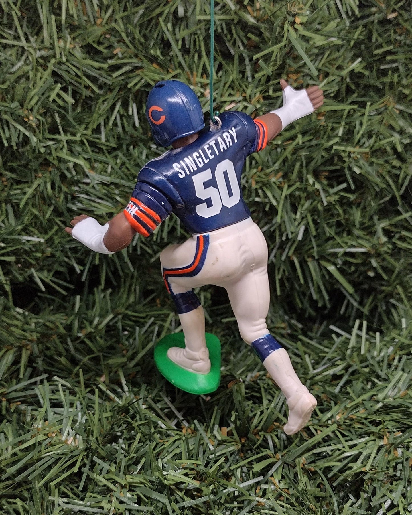 Mike Singletary CHICAGO BEARS Christmas tree ornament xmas nfl football figure unique gift idea