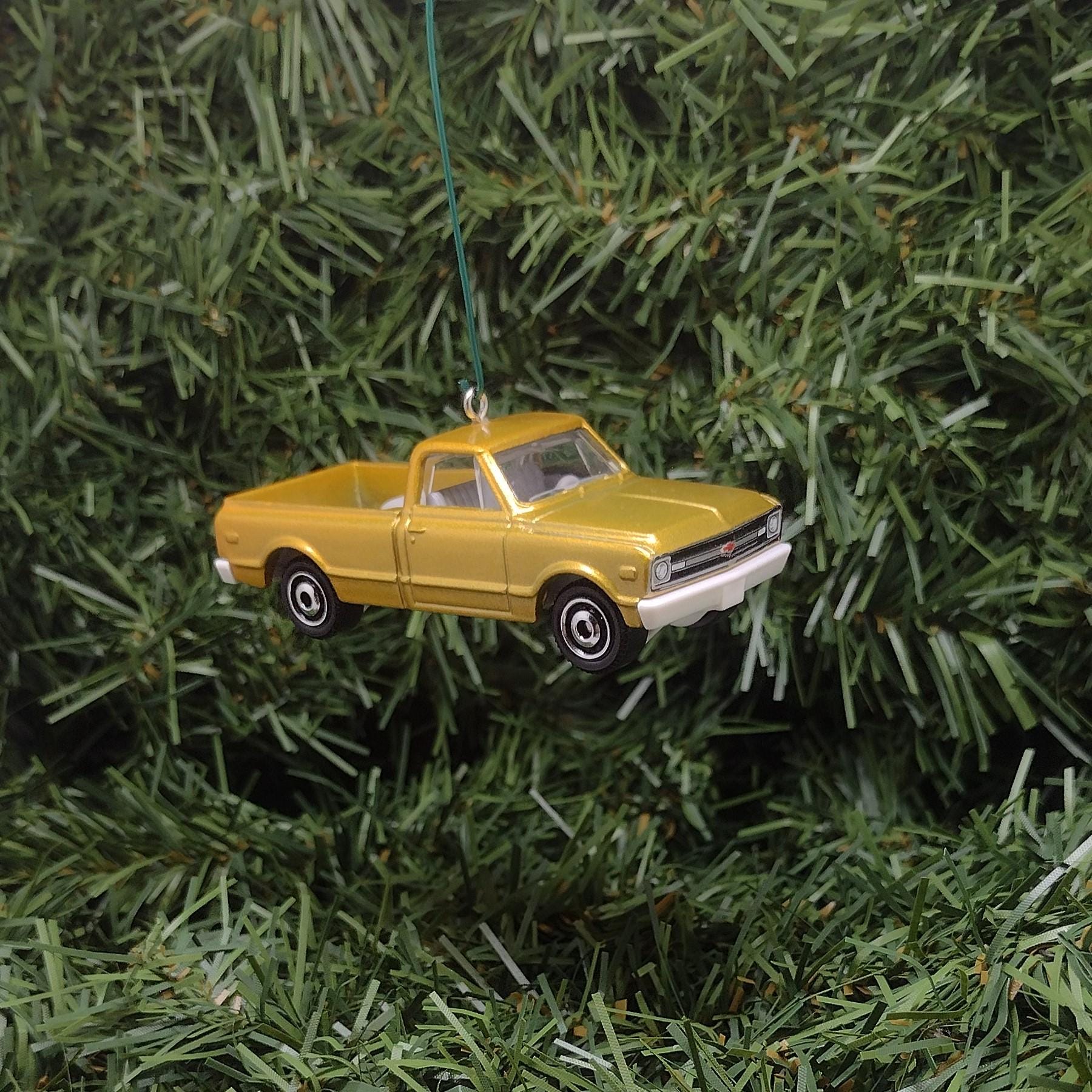 1968 Chevy C10 Truck Ornament Christmas Gift Idea For Car Enthusiast C-10 Chevrolet Pickup Xmas Tree Decoration