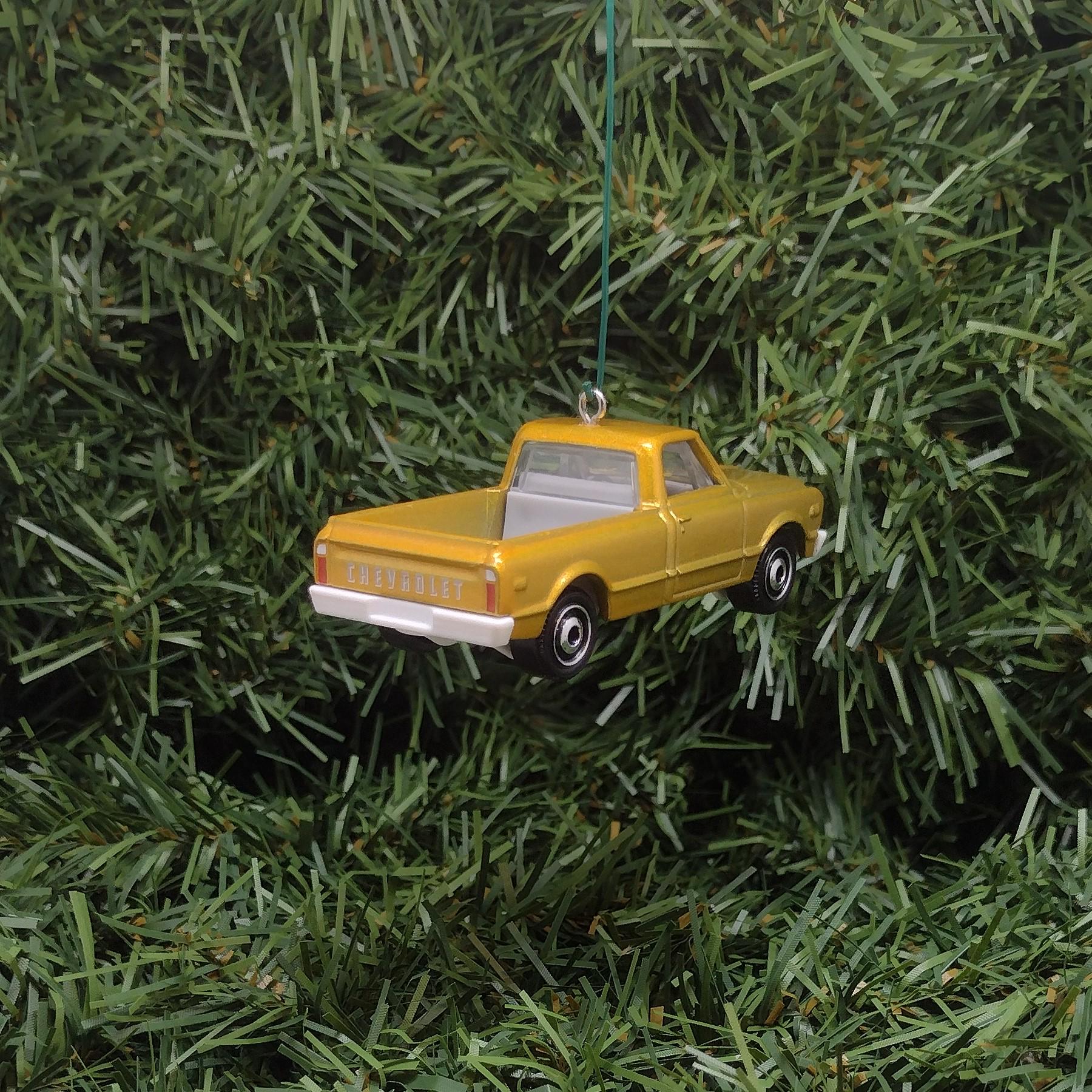 1968 Chevy C10 Truck Ornament Christmas Gift Idea For Car Enthusiast C-10 Chevrolet Pickup Xmas Tree Decoration