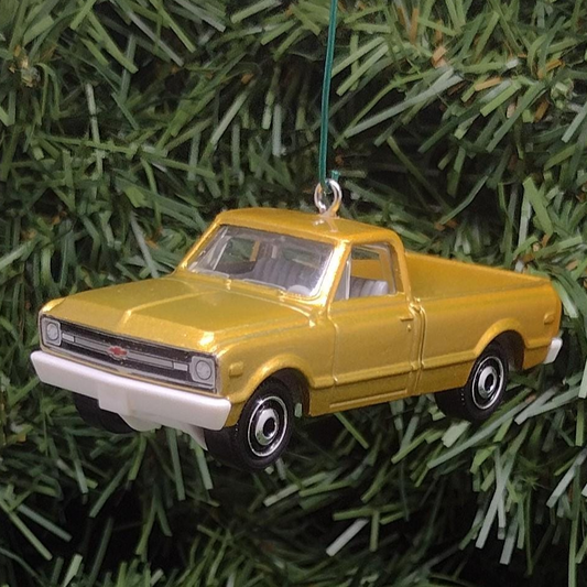 1968 Chevy C10 Truck Ornament Christmas Gift Idea For Car Enthusiast C-10 Chevrolet Pickup Xmas Tree Decoration