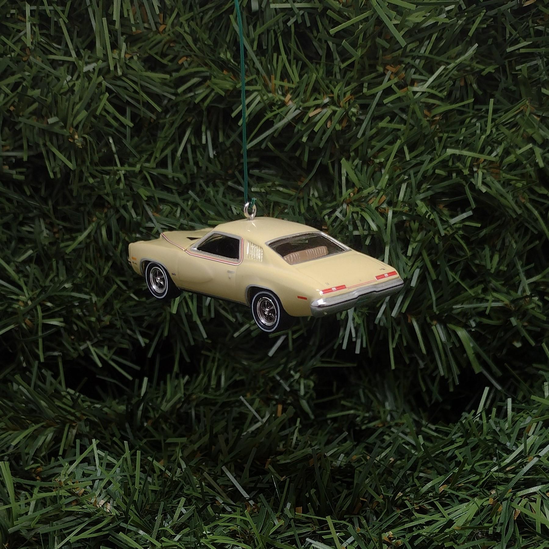PONTIAC GRAND AM 1973 Christmas Tree Decoration Unique Xmas Gift Idea Mesa Tan Color Nicely Detailed 1974 1975
