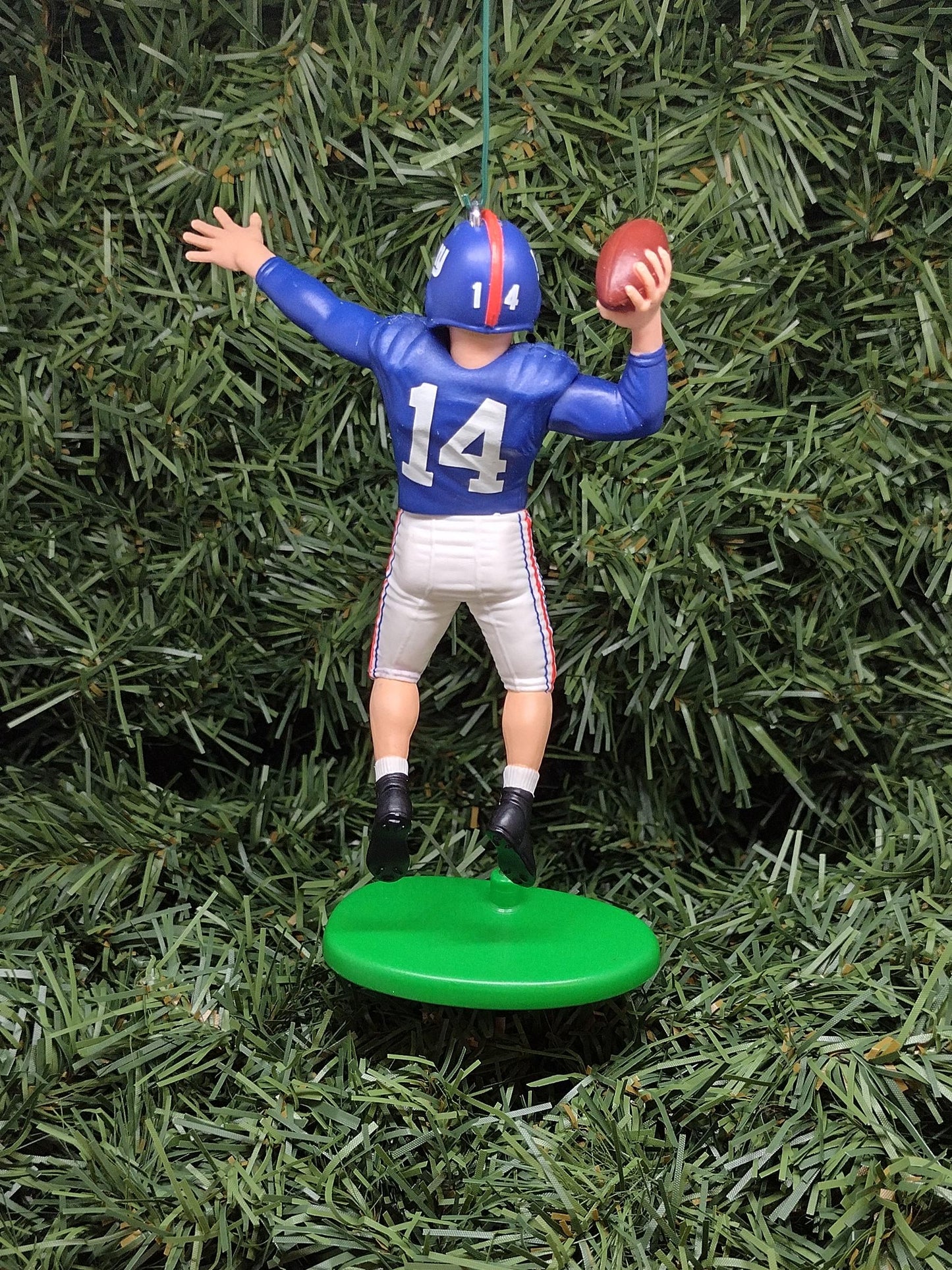 Y.A. Tittle NEW YORK GIANTS Christmas tree ornament xmas nfl football figure unique gift idea