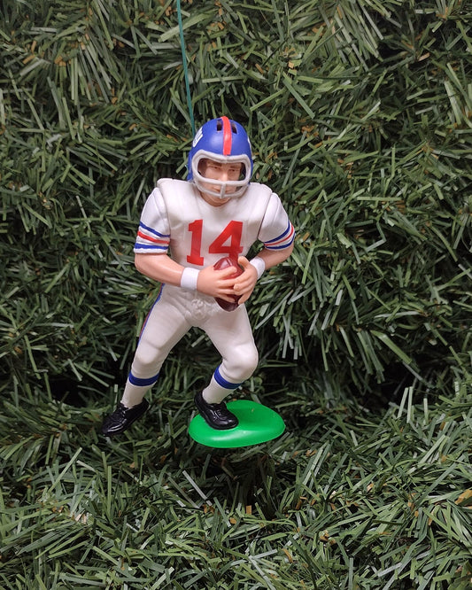 Y.A. Tittle NEW YORK GIANTS Christmas tree ornament xmas nfl football figure unique gift idea