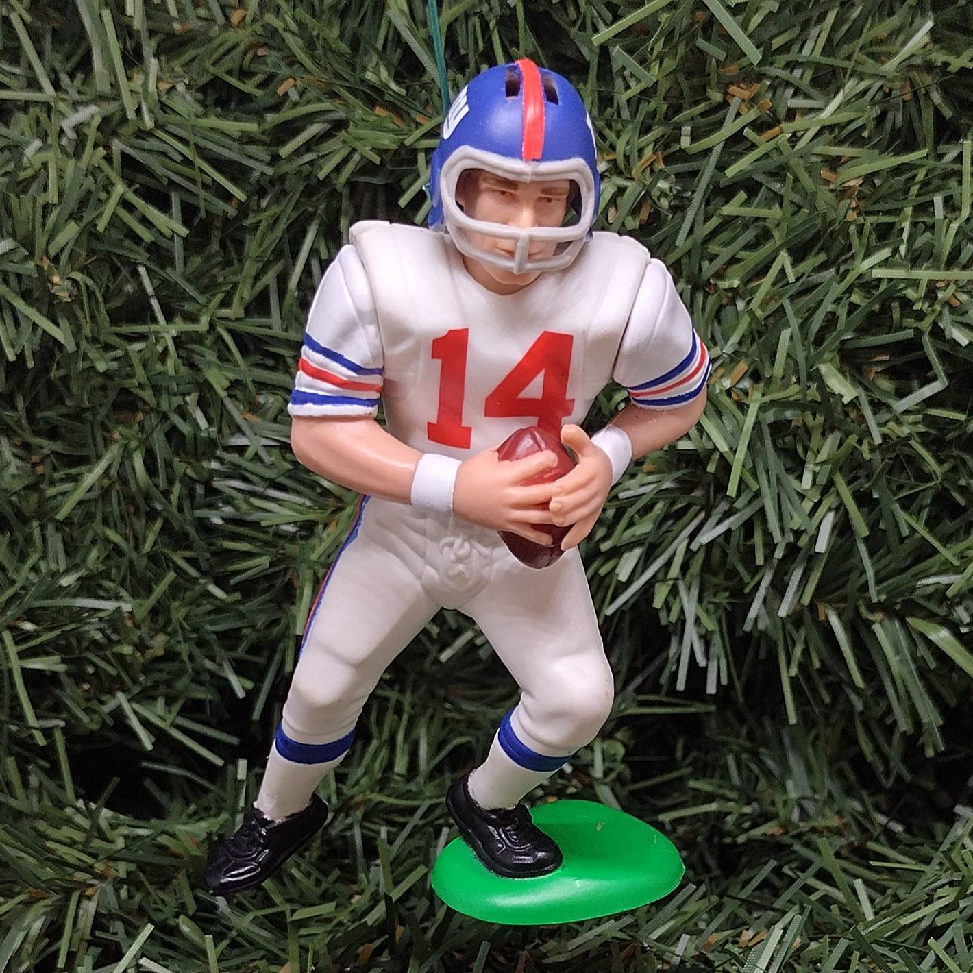 NEW YORK GIANTS Christmas Ornament Gift Y.A. Tittle NFL Football Figure Xmas Decoration