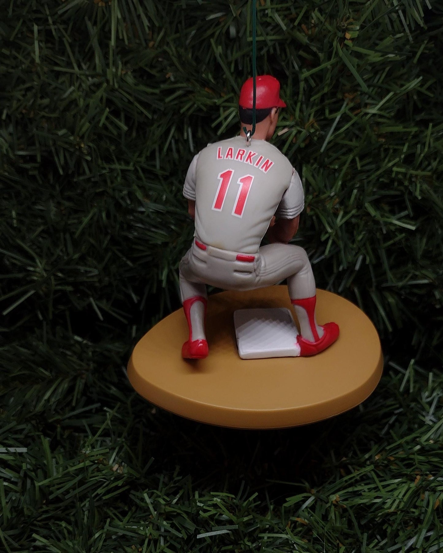 Barry Larkin CINCINNATI REDS Ornament Christmas Tree Decoration MLB Baseball Figure Unique Gift Idea