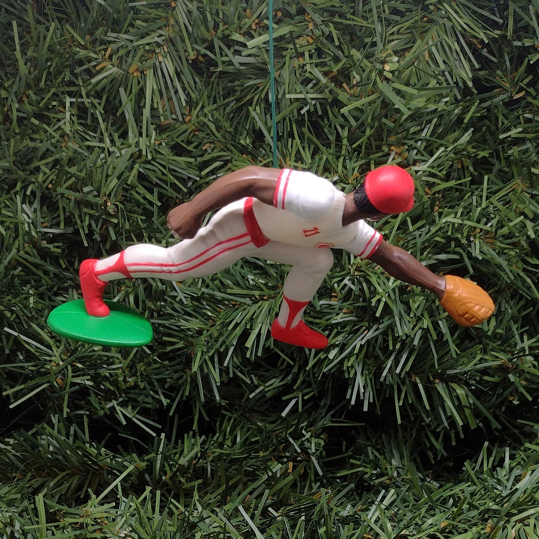 Barry Larkin CINCINNATI REDS Ornament Christmas Tree Decoration MLB Baseball Figure Unique Gift Idea