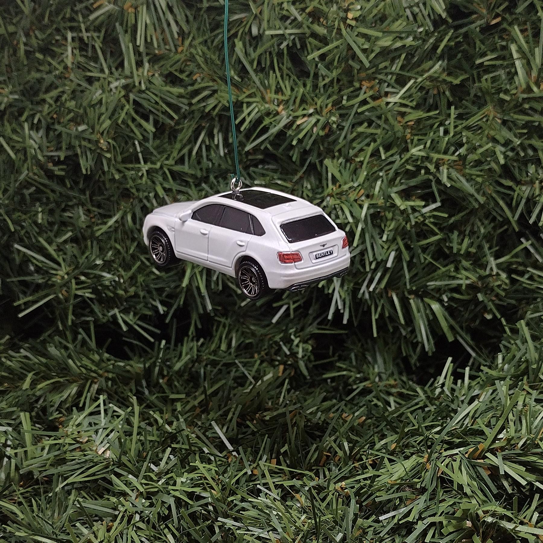 Bentley Bentayga Ornament Christmas Tree Decoration Luxury SUV Unique Gift Idea 2015-2020