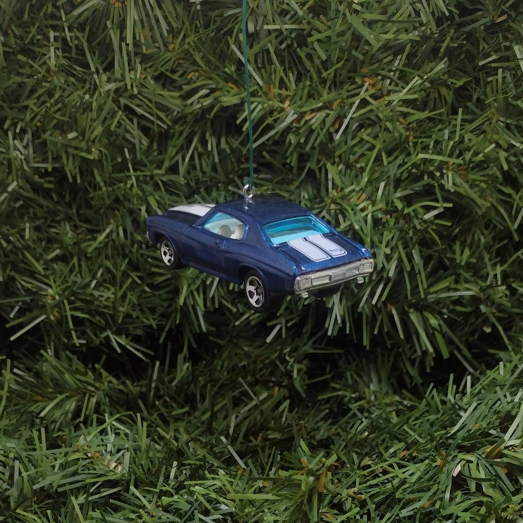 Chevy Chevelle SS 1970 Ornament Christmas Tree Decoration Unique Gift Idea Chevrolet Blue