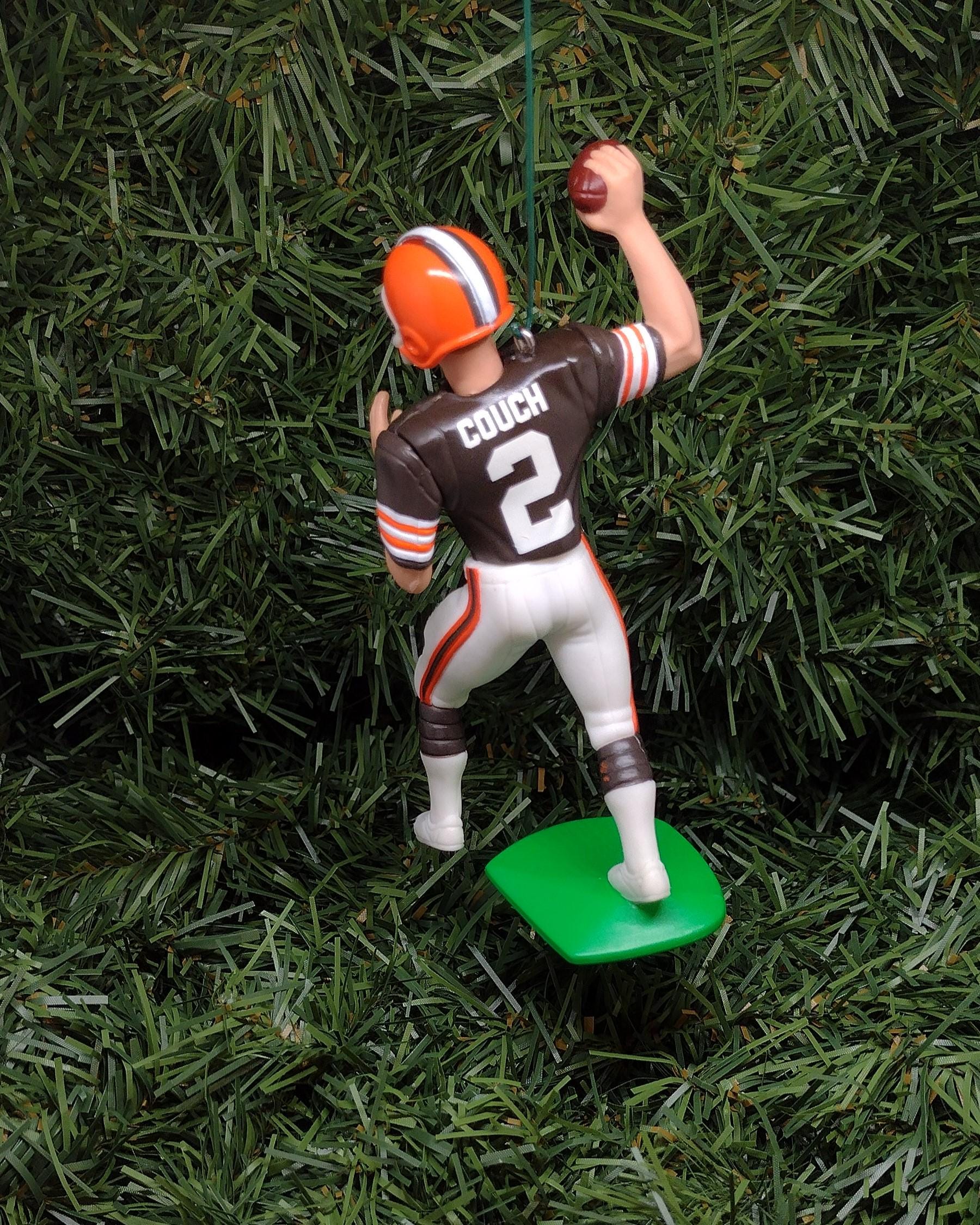 CLEVELAND BROWNS Ornaments Christmas Tree Decoration Ozzie Newsome/Tim Couch Michael Dean Perry NFL Football Unique Xmas Gift Idea