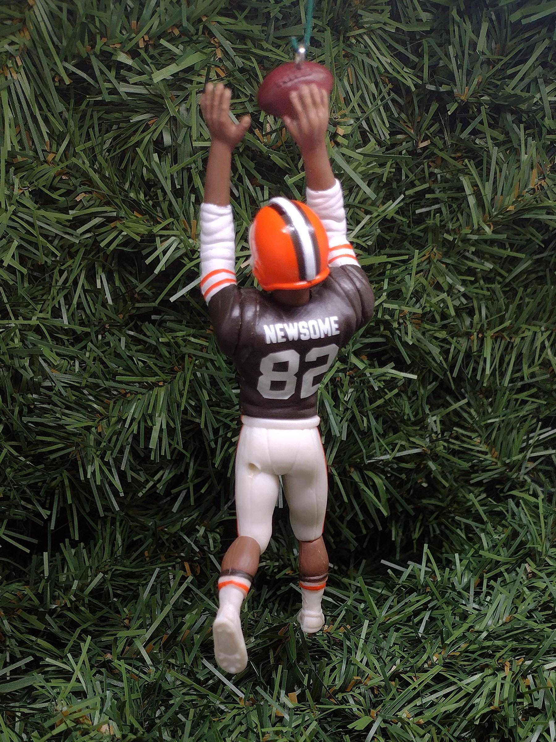 CLEVELAND BROWNS Ornaments Christmas Tree Decoration Ozzie Newsome/Tim Couch Michael Dean Perry NFL Football Unique Xmas Gift Idea