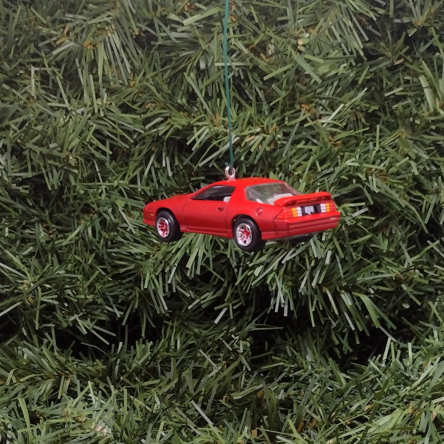 Chevy Camaro Ornament 1991 Z28 Christmas Tree Decoration Unique Gift Idea 1982-1992 Red Nice Detail