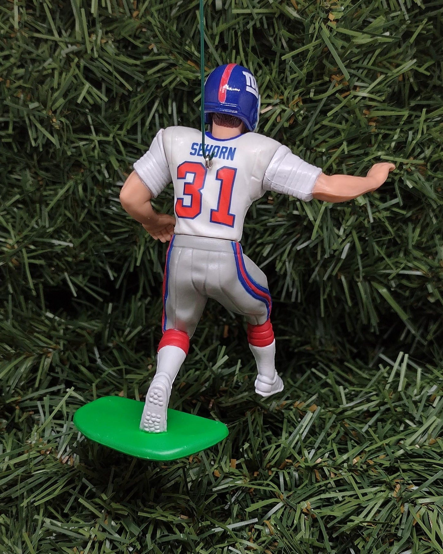 Jason Sehorn NEW YORK GIANTS ornament Christmas tree decoration nfl football figure unique Xmas gift idea