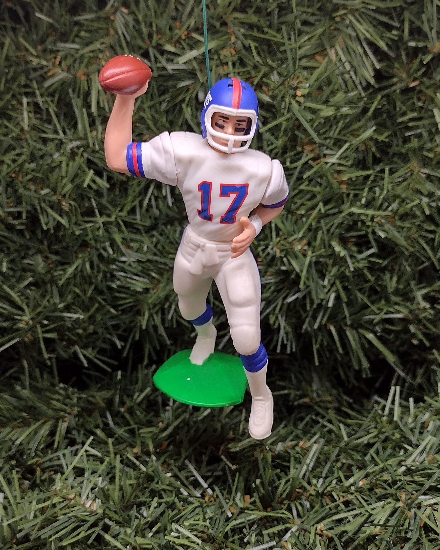 NEW YORK GIANTS Ornaments Rodney Hampton Jeff Hostetler Ron Dayne Christmas tree decoration unique Xmas gift idea
