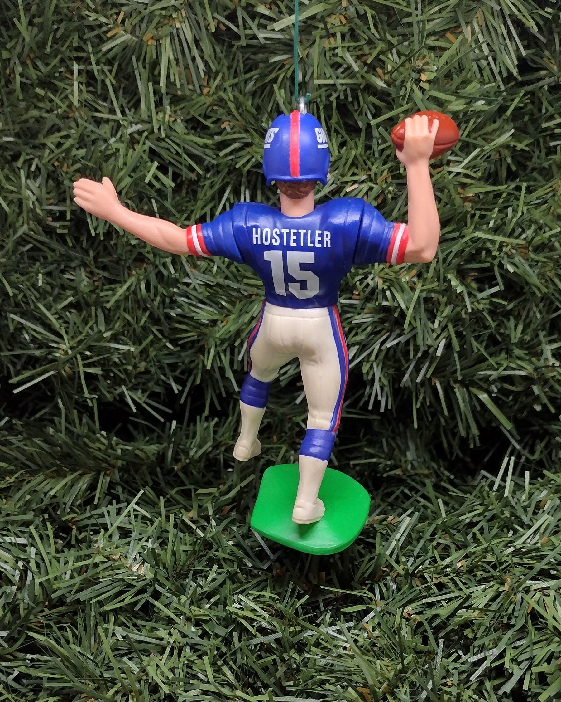 NEW YORK GIANTS Ornaments Rodney Hampton Jeff Hostetler Ron Dayne Christmas tree decoration unique Xmas gift idea