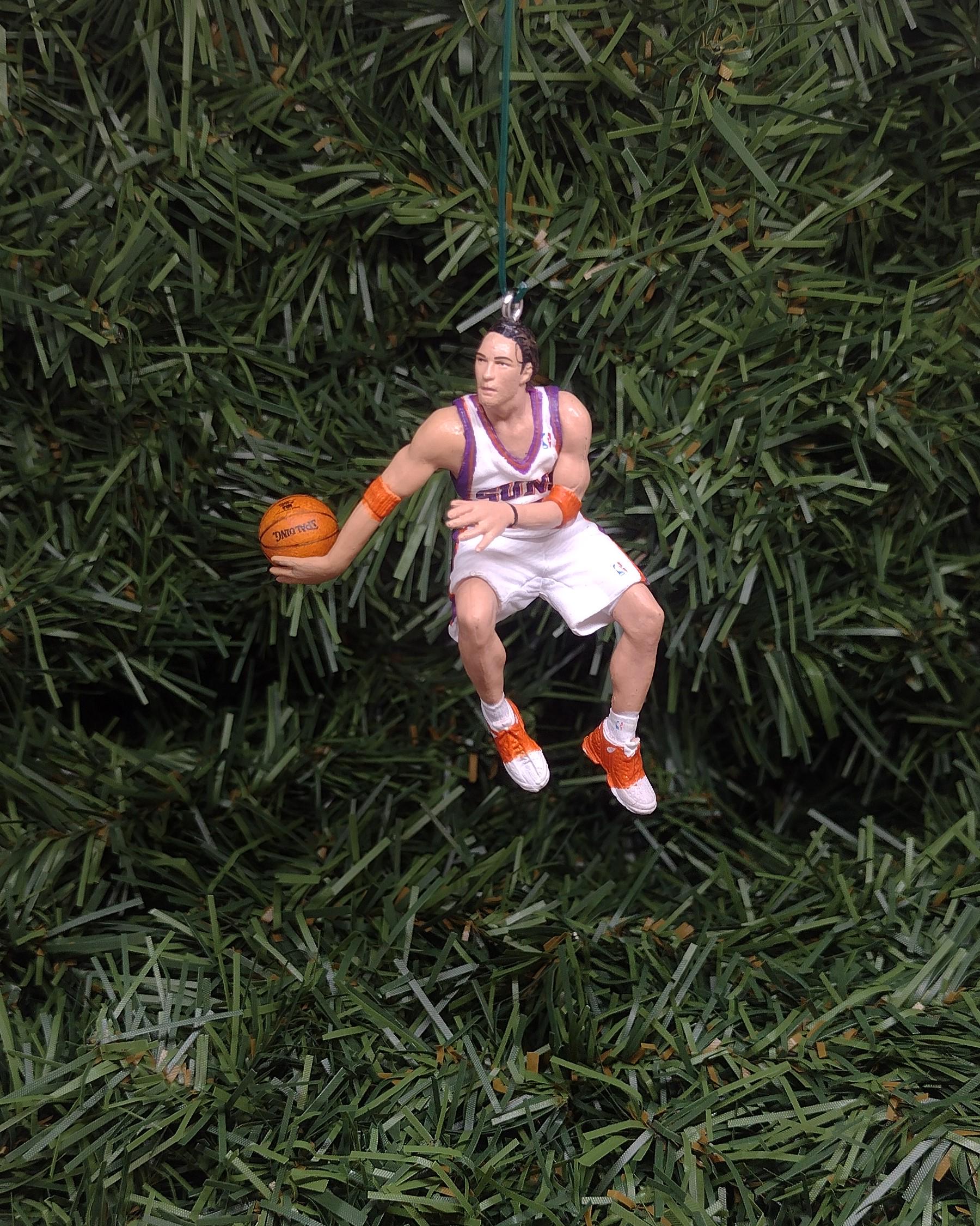 PHOENIX SUNS Ornament Steve Nash Christmas Gift Idea Unique Xmas Tree Decoration Cleveland NBA Basketball Figure 2.5 inch