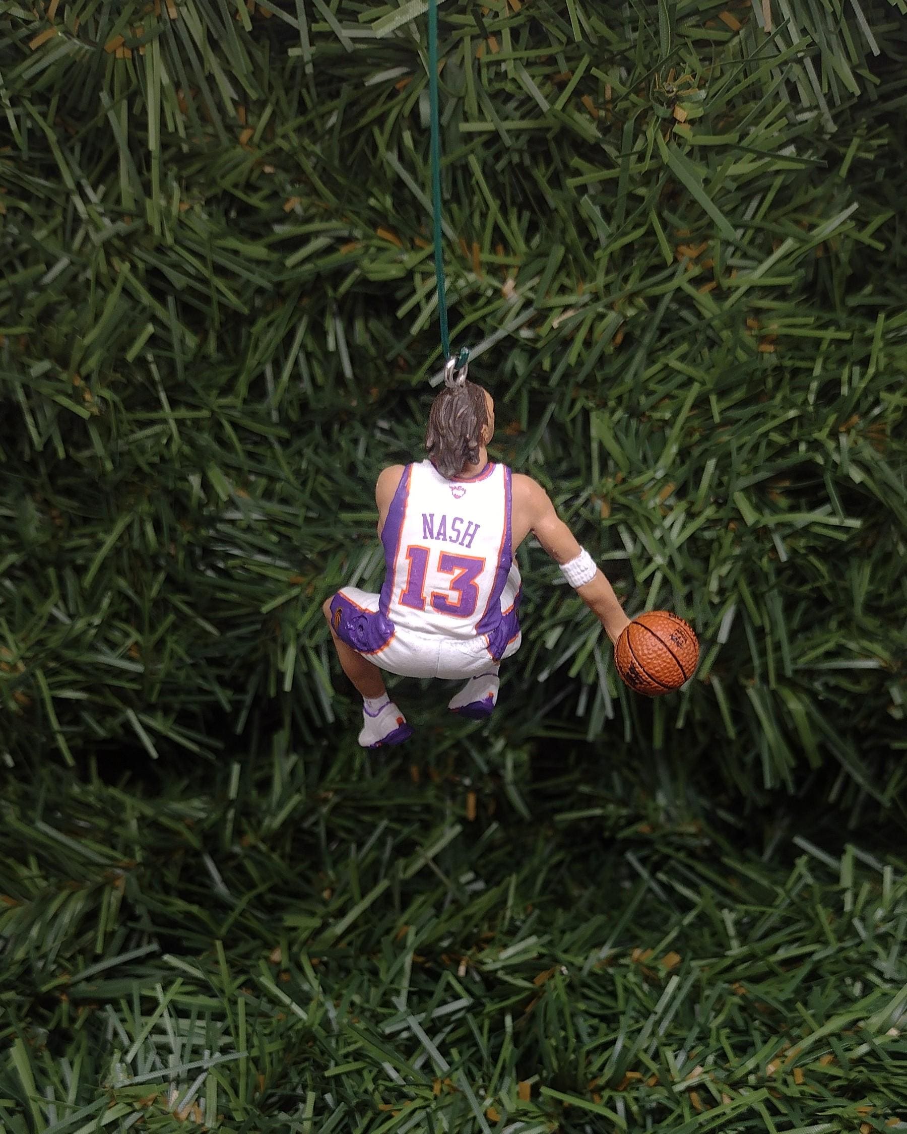 PHOENIX SUNS Ornament Steve Nash Christmas Gift Idea Unique Xmas Tree Decoration Cleveland NBA Basketball Figure 2.5 inch