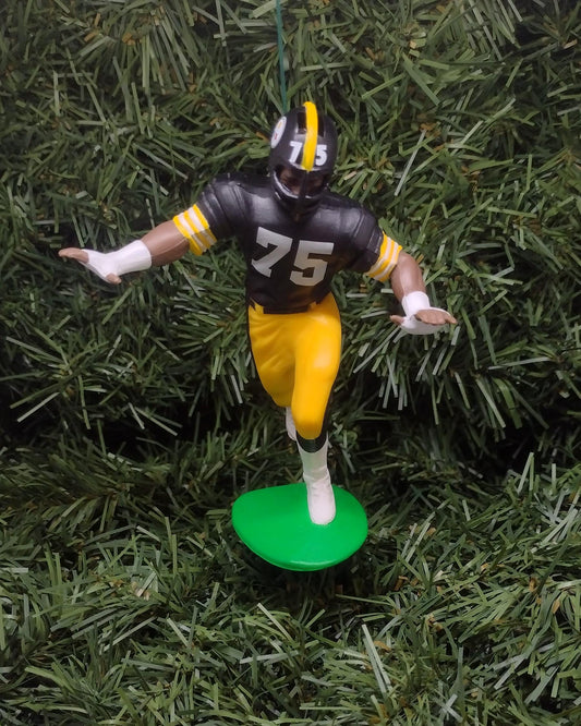 PITTSBURGH STEELERS ornament Joe Greene Christmas gift idea nfl football figure xmas tree decoration