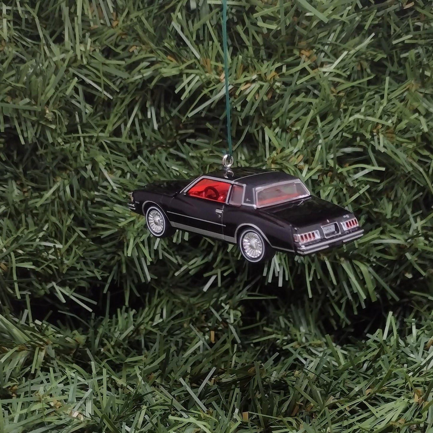 Chevy 1978 MONTE CARLO Ornament Christmas Tree Decoration Chevrolet Unique Xmas Gift Black