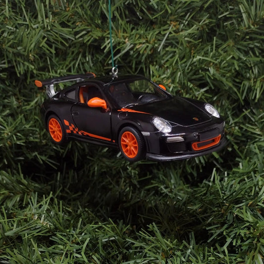 PORSCHE 911 GT3 RS Ornament Christmas Tree Decoration Unique Gift 2010 gt3rs Black