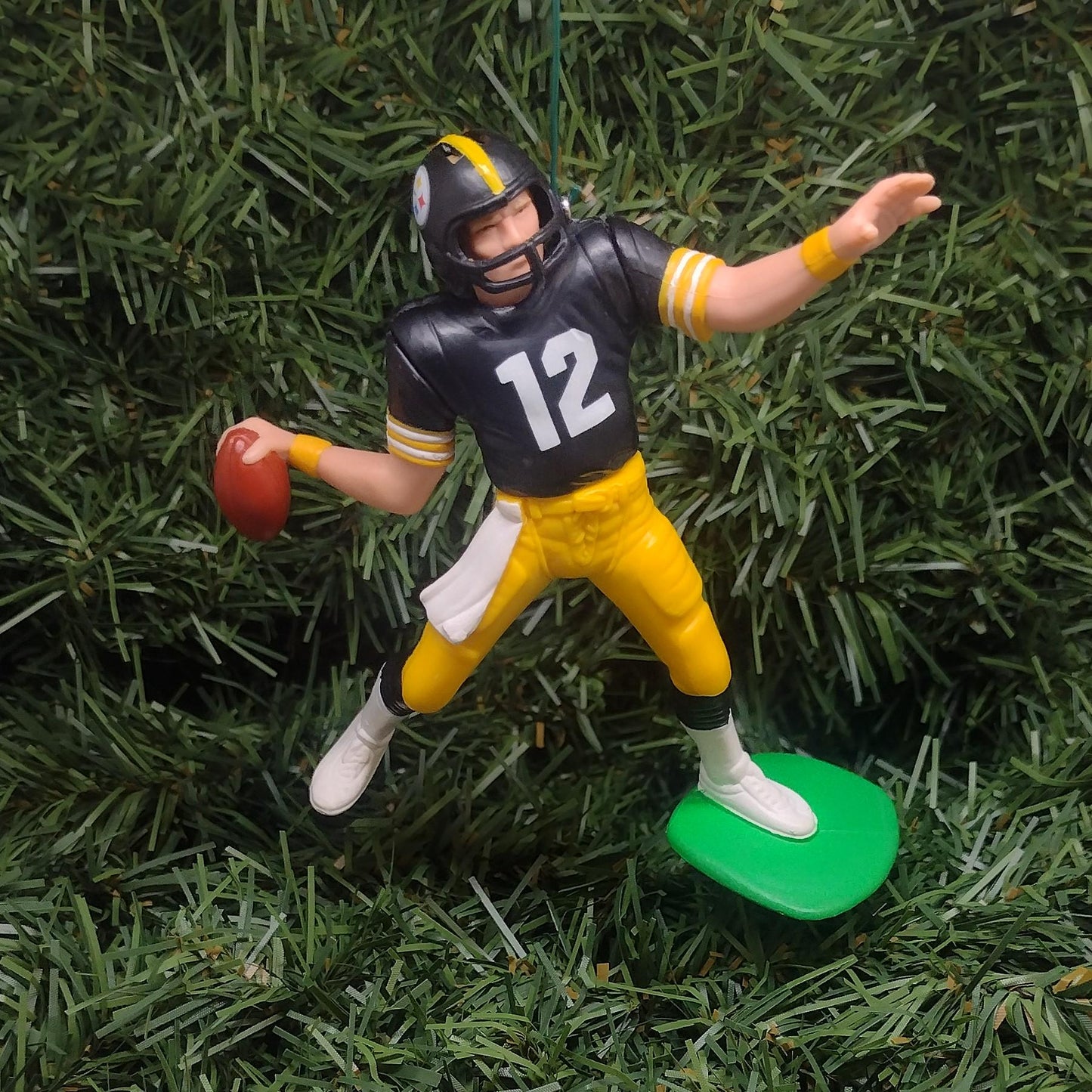 Terry Bradshaw PITTSBURGH STEELERS ornament Christmas gift idea for xmas tree NFL football figure