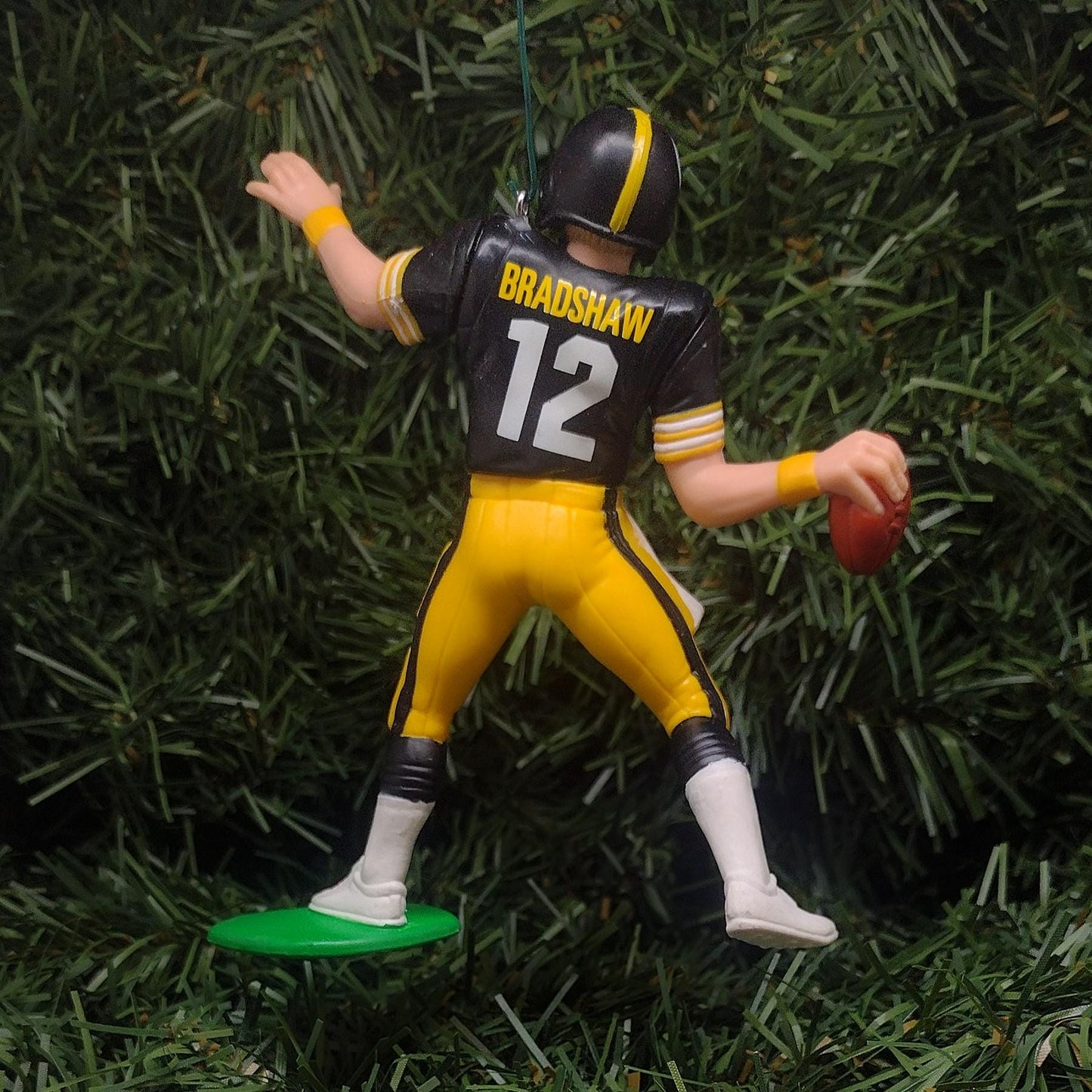 Terry Bradshaw PITTSBURGH STEELERS ornament Christmas gift idea for xmas tree NFL football figure