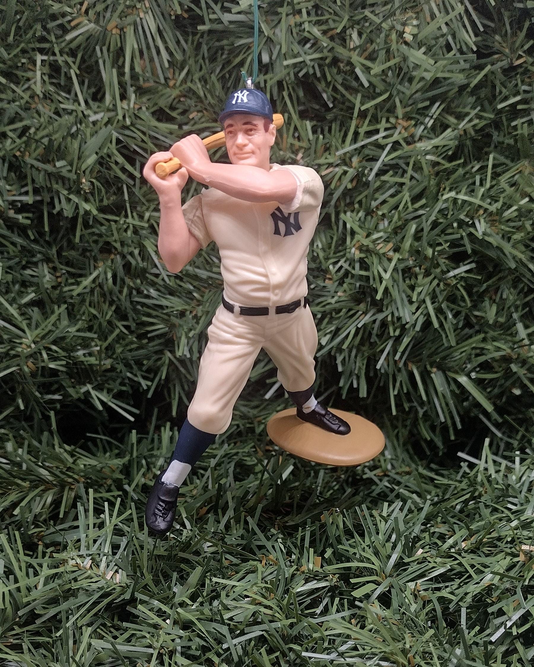 Lou Gehrig NEW YORK YANKEES Christmas Ornament Unique Gift Idea Mlb Baseball figure Xmas Tree Decoration