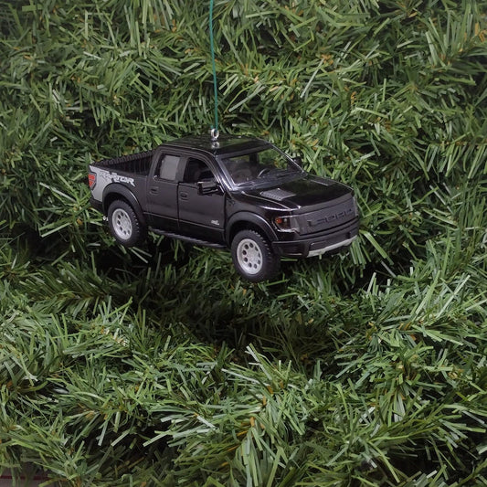 FORD F-150 Raptor Truck Ornament Christmas Tree Decoration Xmas Gift 2010-2014 Black