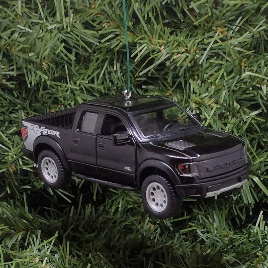 FORD F-150 Raptor Truck Ornament Christmas Tree Decoration Xmas Gift 2010-2014 Black