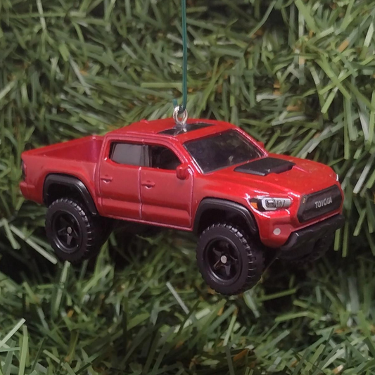TOYOTA TACOMA Ornament 2020 Christmas Tree Decoration Xmas Gift Pickup Truck Red Blue