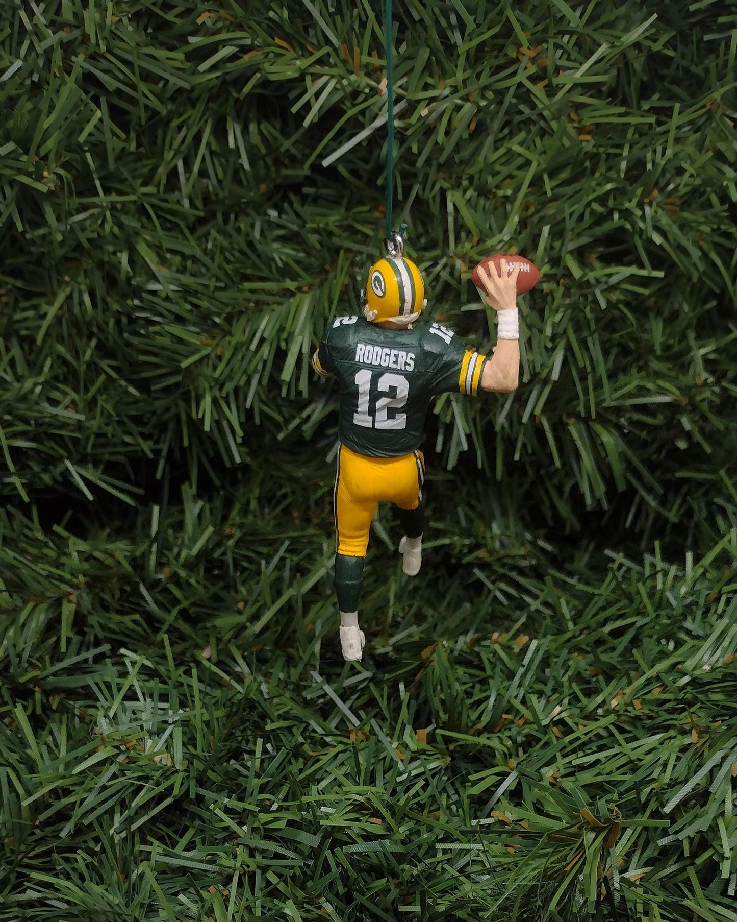 GREEN BAY PACKERS Ornament Aaron Rodgers Christmas Gift Xmas Tree Decoration Nfl football