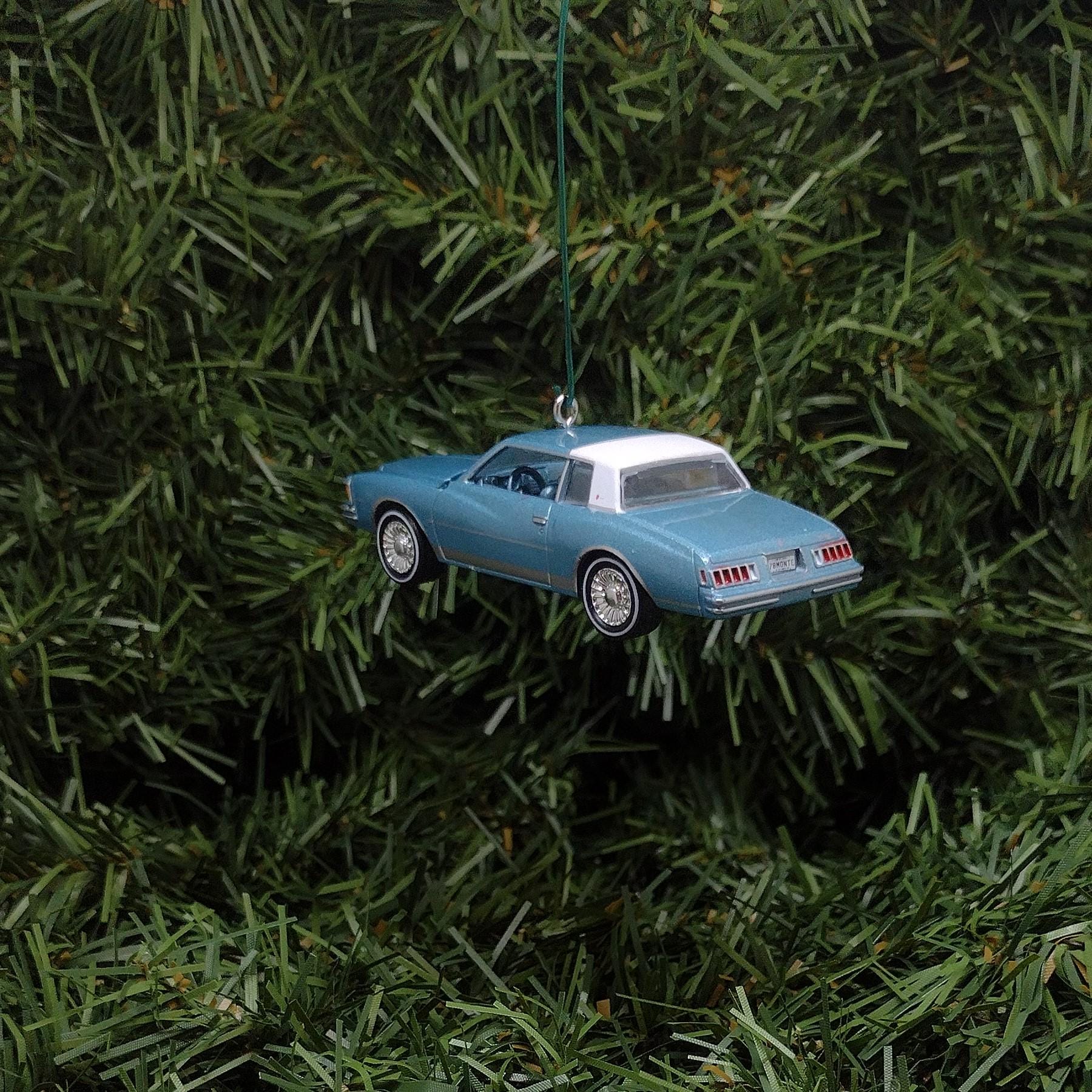 Chevy 1978 MONTE CARLO Ornament Christmas Tree Decoration Chevrolet Unique Xmas Gift Idea Light Blue Nice Detail