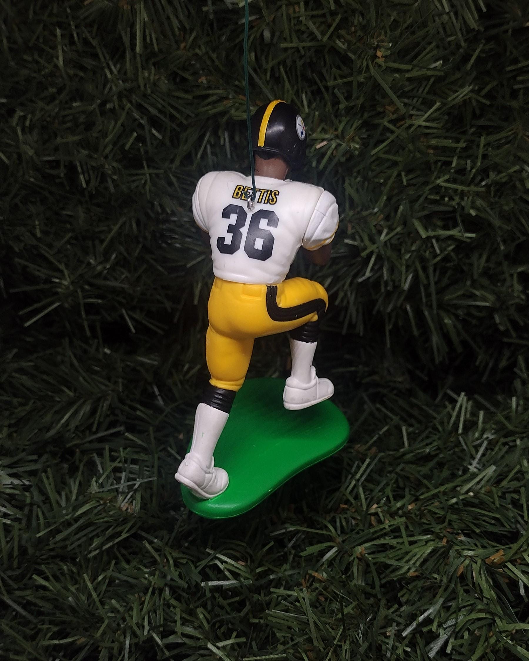 Jerome Bettis PITTSBURGH STEELERS Christmas tree ornament xmas nfl football figure unique gift idea