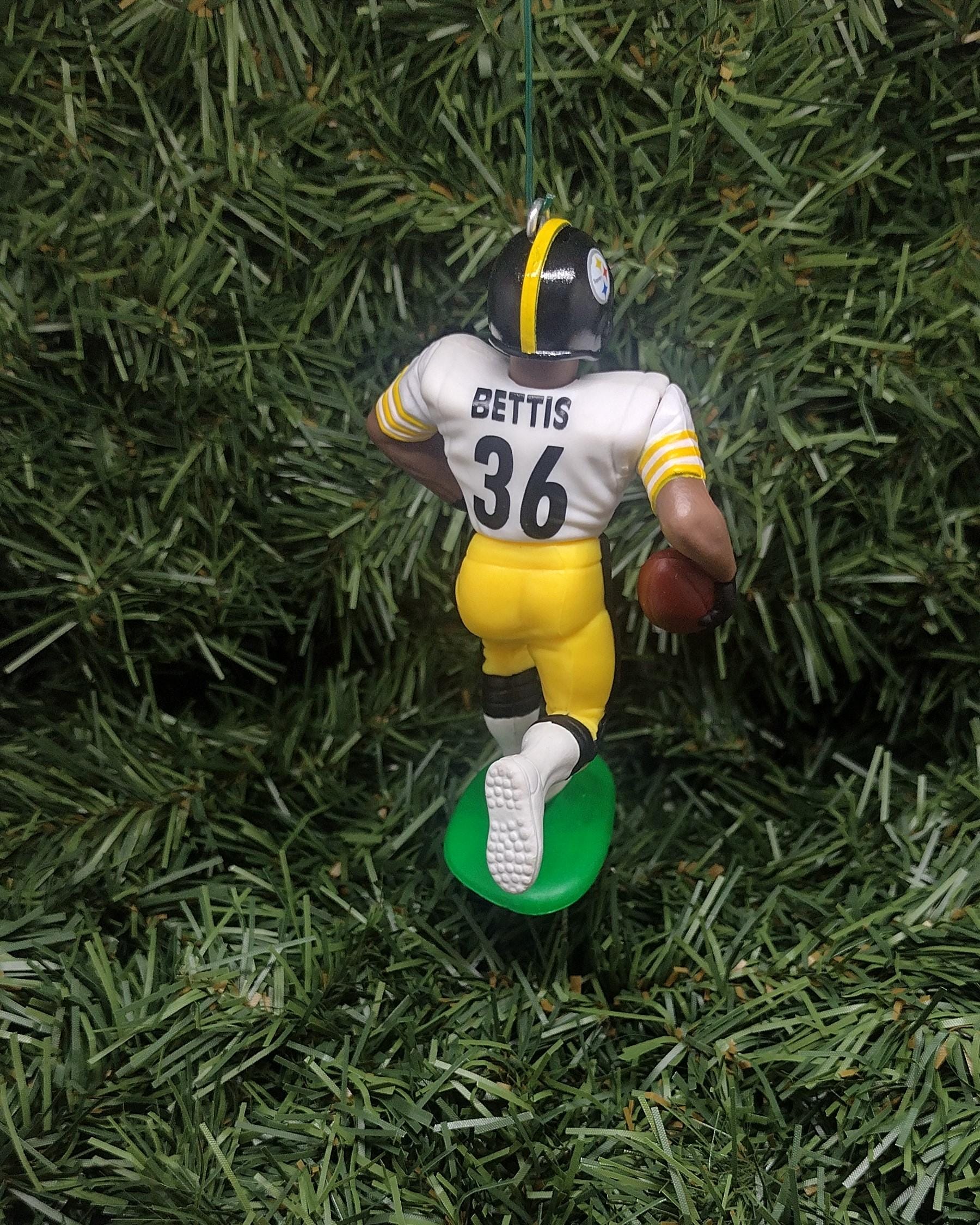 Jerome Bettis PITTSBURGH STEELERS Christmas tree ornament xmas nfl football figure unique gift idea